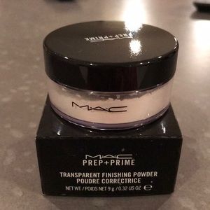 MAC prep & prime transparent finishing powder